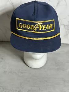 Goodyear Hat #1 in Racing Swingster Made in USA Snapback VTG Rope Foam EUC - Picture 1 of 14