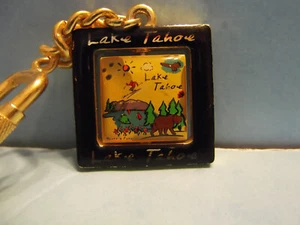 Unique Collectible Keychains 1.5"in Metal LAKE TAHOE - Picture 1 of 5
