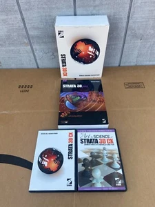 Strata 3D CX 3D Design Software CD, 3D Pro Manual, Art & Science Case (No CD) - Picture 1 of 12
