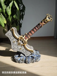 New Replica Game Cosplay Prop God of War: Ragnarok Thor's Hammer Resin Model Toy - Picture 1 of 10