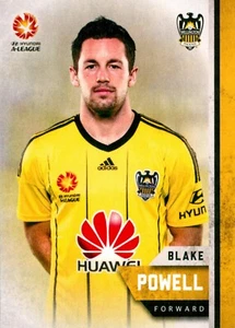 2015 2016 WELLINGTON PHOENIX A-League Card BLAKE POWELL - Picture 1 of 3