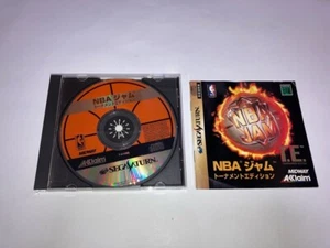 NBA Jam Tournament Edition T.E Sega Saturn SS with Manual In Stock Japan import - Picture 1 of 2