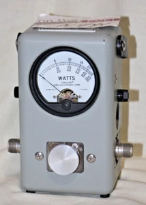 Bird 43 Wattmeter UHF Connectors and Dummy Slug + GUARANTEED + SHIPPED FREE - Zdjęcie 1 z 6