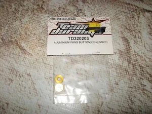 Vintage RC Durango Spares Wing Buttons (2) Gold TD320203 - Picture 1 of 2
