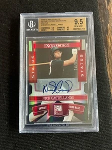2010 Donruss Elite Extra Edition Status Nick Castellanos #10 Auto 14/50 BGS 9.5 - Picture 1 of 1