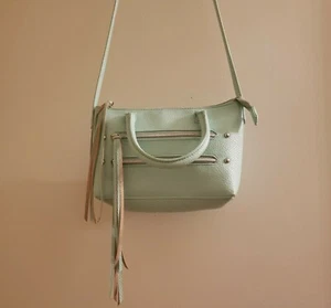 JUSTICE - Mädchen blau Fransen Umhängetasche Handtasche - 9 Zoll - Bild 1 von 10