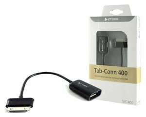 CLiPtec® OTG Host USB cable for Samsung Tablet Galaxy Tab 2 7.0", 7.7", 8.9", - Picture 1 of 9