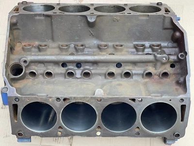 428 CJ Cobra 1968-69 bloque de motor a reacción C tapas principales rasguños Mercury Cougar Torino Foto 1 de 4