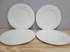 Mikasa Bone China White Trellis 11"  Dinner Plates - Set Of 4