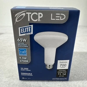 Single TCP Dimmable LED BR30 9W/ 65W Soft Warm White 700 Lumens 2700K Bulb - Picture 1 of 6
