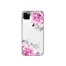CaseGadget Print Back Cover Silikon Hülle "WHITE FLOWERS" für iPhone 11