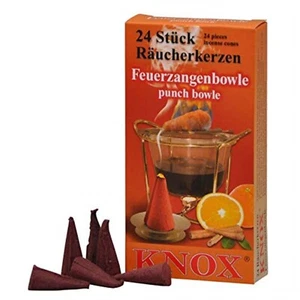 Knox Brandy Punch Scent German Incense Cones Made in Germany Christmas Smokers - Picture 1 of 2