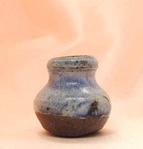 Pottery Stoneware Miniature Vase - Picture 1 of 10