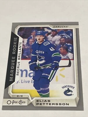 2018-19 O-Pee-Chee Elias Pettersson Marquee Rookie #611 Vancouver Canucks🔥🔥🔥 - Image 1 of 2