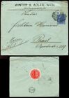 AUSTRIA 1904 STATIONERY PRIVATE ORDER WINTER + ADLER + SEAL to MEXICO