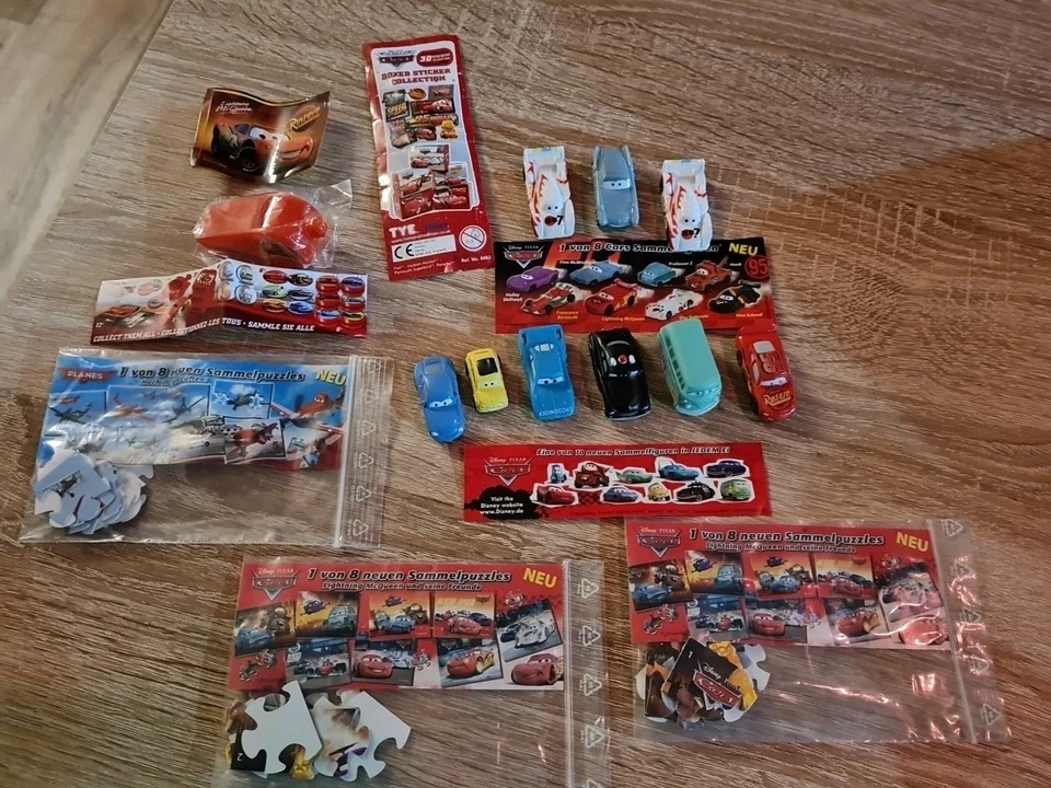 Disney Pixar Cars Mini Sammelfiguren Autos Lightning McQueen Konvolut - Bild 1 von 4