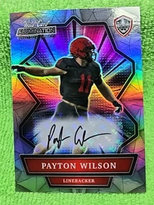 Payton Wilson 2021 Wild Card Alumination Silver Rookie Auto ANBC-A 1st Trading - Picture 1 of 10