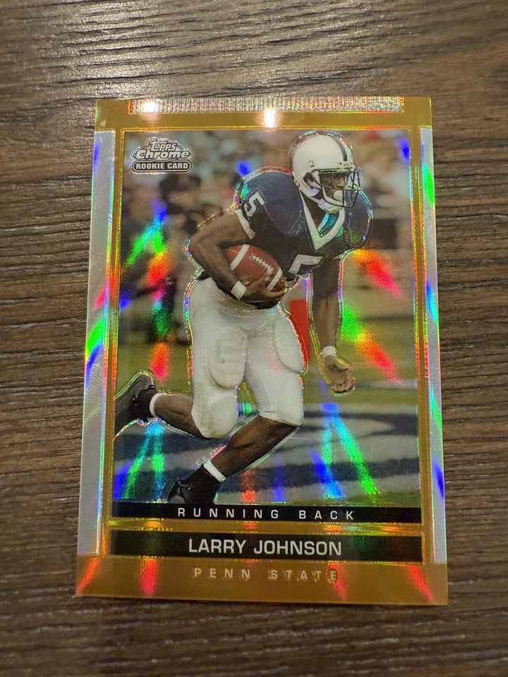2003 Topps Draft Picks & Prospects #131 Larry Johnson Chrome Gold Refractors - Image 1 of 2