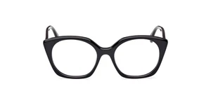 Max Mara MM5082 001 Black Plastic Cat Eye Optical Eyeglasses Frame 53-18-140 - Picture 1 of 4