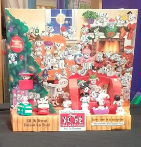 Disney 101 Dalmatians McDonald's Happy Meal Display W/Christmas Ornaments 1996 - Picture 1 of 23
