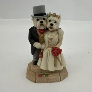 Doggie People Westies Forever GC14 Bride & Groom 2000 RH MB - Picture 1 of 11