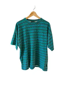 T-shirt surf a righe Hobie vintage anni 90 surf - Foto 1 di 3
