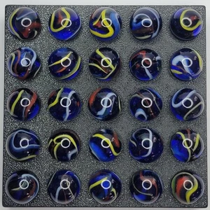 25 Glass Marbles Michelangelo Game Pack - Picture 1 of 3