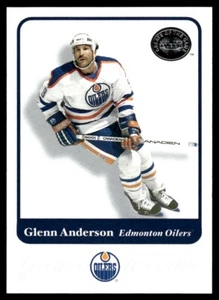 2001-02 Fleer Greats of the Game Hockey Card Glenn Anderson Edmonton Oilers #32 - Picture 1 of 2