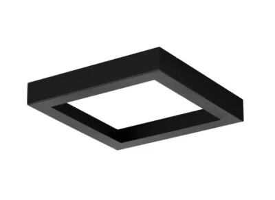 Progress Lighting - Everlume Collection 7 in. Black Edgelit Square Trim - Image 1 of 4