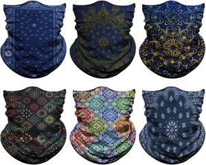 6 Pack Pasamontanas Calavera Balaclava Militar Mascara Para El Frio De Moto - Picture 1 of 12