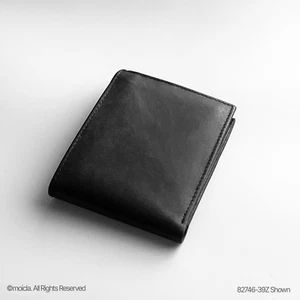 Genuine Leather Men's Bifold Wallet Modern Design Billetera Plegable para Hombre - Picture 1 of 3