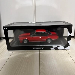 1/18 Minichamps BMW 635 CSi 1982 Red w/ Box From Japan Model Car Minicar - Picture 1 of 7