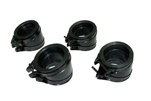 83 Honda CB1100F CB1000C Carb Intake Boots Insulator 4Intake 8Clamp 21CB900FINBT - Image 1 of 1