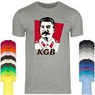 Stalin Putin Logo Parodie KGB Russland Herren T-Shirt