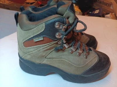 BOTAS IMPERMEABLES PELIRROJAS Bass Pro Shops CUERO Caza Peces Niños Zapatos Talla 5 @ Foto 1 de 4