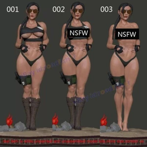 Lara Girl 1/12 1/8 1/6 1/4 1/3 Modellbausatz unbemalt ungebaut 3D Druck 3 Ver - Bild 1 von 6