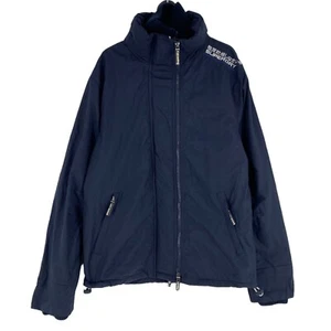 SUPERDRY Original Windcheater Navy Blue Jacket Size L - Picture 1 of 12