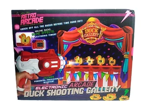 Retro Arcade~Electronic Arcade Duck Shooting Gallery~Moving Ducks/Sounds & Timer - Picture 1 of 1