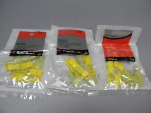 THREE 6-PACK RADIOSHACK 640-0038 QUICK SPLICE CONNECTORS 2-PC FOR 12 GUAGE WIRE - Picture 1 of 1