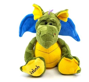 Kuscheltier Stofftier Plüschtier Kind Baby Spielzeug Drache mit Namen persönlich - Bild 1 von 6
