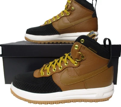 Nike Lunar Force 1 Duckboot Ale Marrón Negro Zapatos Botas Hombres Talla 9 Mujeres Talla 10.5 Foto 1 de 4