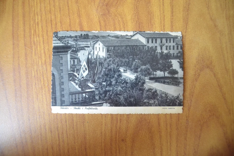 Carte Postale Shkoder Albanie Shkodra - Neuve Carreaux Pour Censure 1941 Xx - Photo 1/2