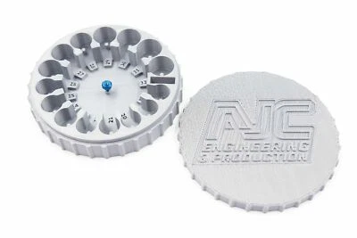 Soporte de caddy de engranajes de piñón y espuela AJC para coche de radiocontrol 48p 18t-32t 48 pasos estuche (V2) Foto 1 de 4