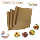 3x PTFE teflon Sheet for Heat Press Transfer Sheet Non Stick 12 x 16" Craft Mat*