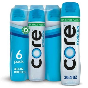 CORE Hydration pH Balanced Water, 30.4 fl oz Bottles, 6 Count - Picture 1 of 5