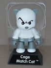 Toy2r QEE Official Collection Series 1: Cage Match Cat Figure with Belt Clip!