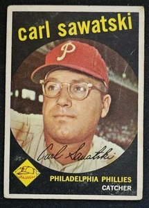 1959 Topps #56 Carl Sawatski Philadelphia Phillies - Picture 1 of 2