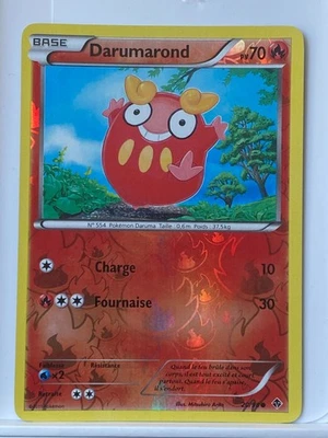 Darumarond 20/98 reverse Holo N&B Pouvoirs Émergents carte Pokémon FR - Photo 1/2