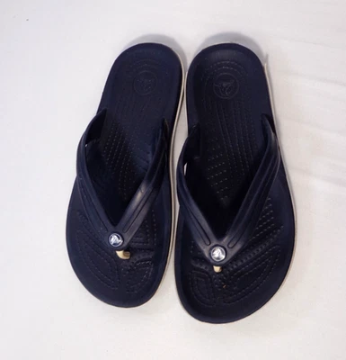 Sandalias Crocs Crocband unisex para hombre 5 para mujer 7 chanclas azul marino sin cordones Foto 1 de 4