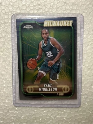 2024-25 Topps Cromo - Khris Middleton #75 Fresh Pull Como Nuevo Foto 1 de 2